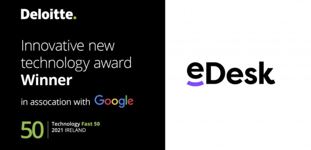 Deloitte Fast 50 eDesk wins Innovative New Technology Award